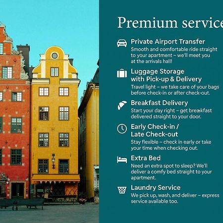 Laegenhet Med Fantastiskt Laege Apartamento Estocolmo Exterior foto
